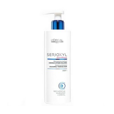 L'oréal Professionnel Serioxyl Gluco Boost Clarifying Shampoo Coloured Thinning Hair 250 Ml