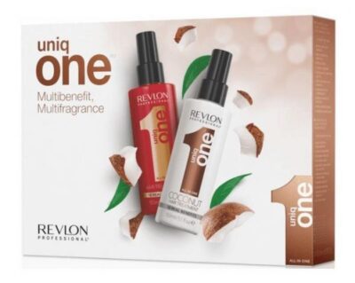 Revlon Uniq One Treatment Kit Classic 150ml + Coconut 150ml Set