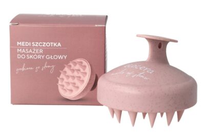 ECOCERA HAIR SCALP MASSAGER BRUSH PINK